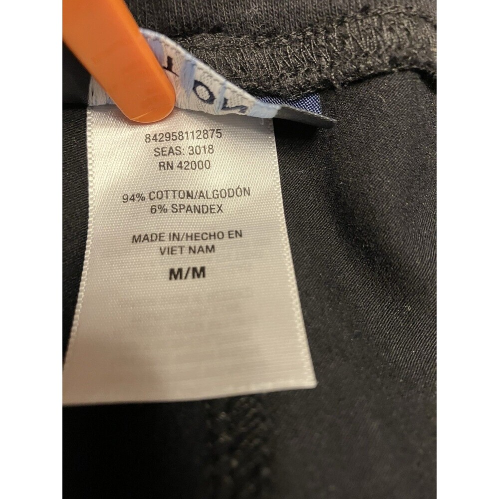 NWOT Basic Editions  Drawstring Waist Black Capris Size M - Picture 3 of 7